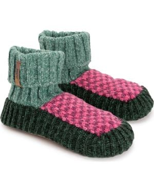 Muk Luks Slipper Socks - Green