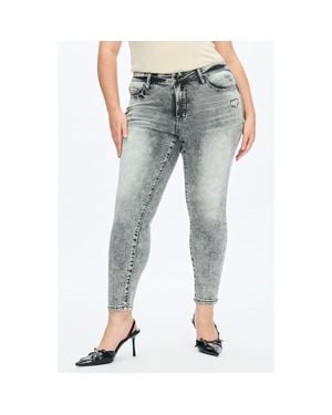 Bayeas Ankle Skinny Leg Jeans - Blue