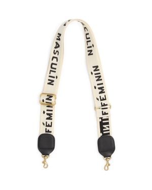Clare V. Adjustable Crossbody Strap - White