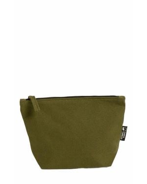 Terra Thread Organic Cotton Makeup Bag - Green