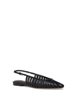 PAIGE Tera Pointed Toe Slingback Flat - Black