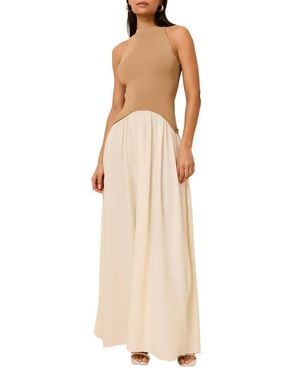 Solid & Striped The Isola Sleeveless Maxi Dress - Natural
