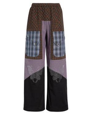 Chopova Lowena Bega Mixed Media Pants - Multicolor