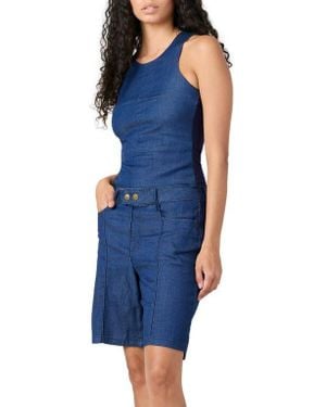 TT Studios Sadie Crew Neck Tank Top - Blue