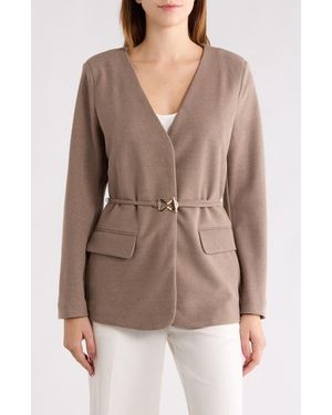 Vince Camuto Belted Jacket - Brown