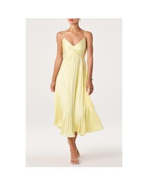 Astr Maeve Midi Dress - Yellow