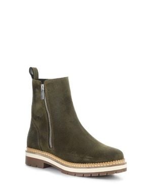 Bos. & Co. Among Waterproof Lug Sole Bootie - Green