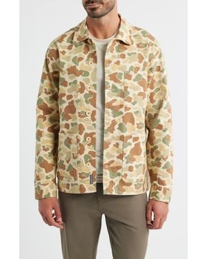 Free Fly Folly Stretch Cotton Twill Chore Coat - Natural