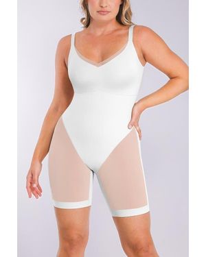 Shapellx Meshsmooth Butt-Lifting Bodysuit - White