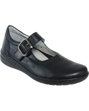 David Tate Pace Leather Mary Jane - Black