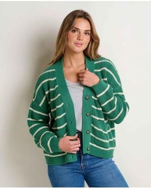 Toad & Co. Bianca Shaker Cardigan - Green