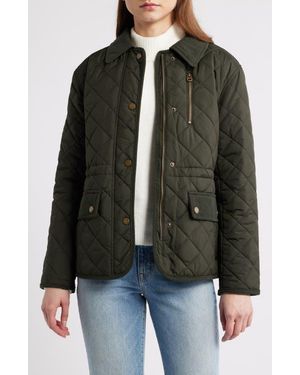 Lucky Brand Quilted Hunting Jacket - Black