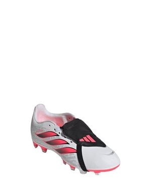 adidas Kids' Predator Club Firm Ground/Multiground Soccer Cleat - White