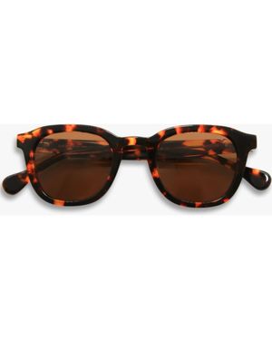INDY Jb Round Polarized Sunglasses - Brown