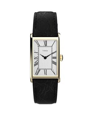Timex Timex 1976 Lexington Reissue 21Mm Leather Strap Watch - Black