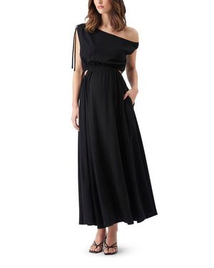 Ripe Maternity Presley Off Shoulder Dress - Black