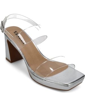 Vaneli Maida Slingback Platform Sandal - Metallic