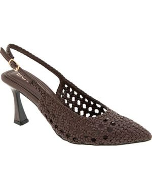 BCBGMAXAZRIA Issa Slingback Pointed Toe Pump - Brown
