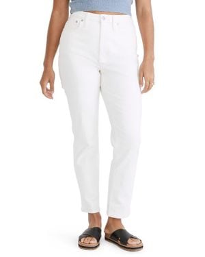 Madewell The Curvy Perfect Vintage Jeans - White