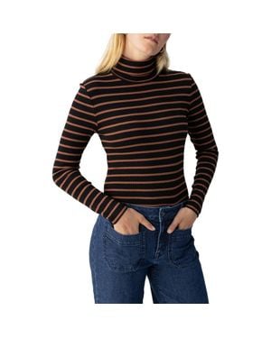Sanctuary Essential Stripe Turtleneck - Black