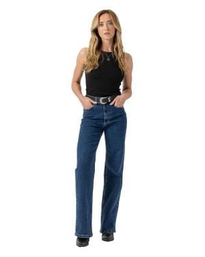 Saint + Sofia Wide Leg Jean - Blue