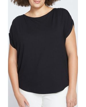 UNIVERSAL STANDARD Helena Divine Jersey Top - Black