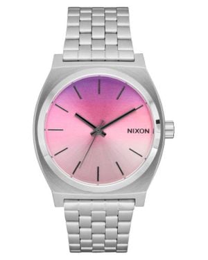 Nixon The Time Teller Bracelet Watch, 37Mm - Pink
