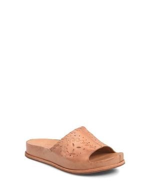 Kork-Ease Tutsi Woven Platform Slide Sandal - Multicolor
