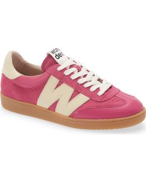 Wonders Lace-Up Sneaker - Pink