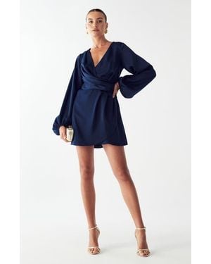 Willa Philipa Mini Dress - Blue