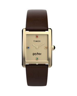 Timex Harry Potter X Timex Hailey Hogwarts 24Mm Leather Strap Watch - Natural