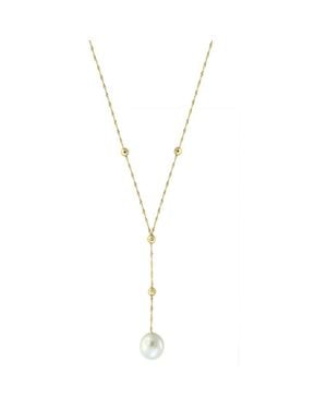 Effy 14K Frsh Water Pearl Lariat Necklace - Metallic