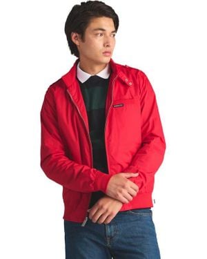 Members Only Classic Iconic Racer Jacket - Red