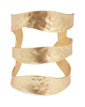 Karine Sultan Stack Cuff Bracelet - Natural