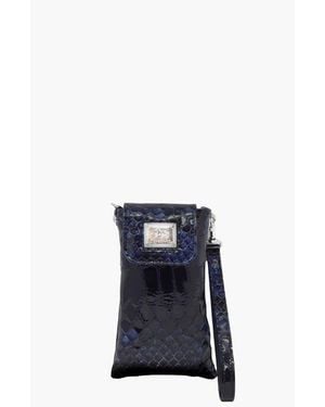 Cavalinho Gallop 267 Patent Leather Pouch - Blue