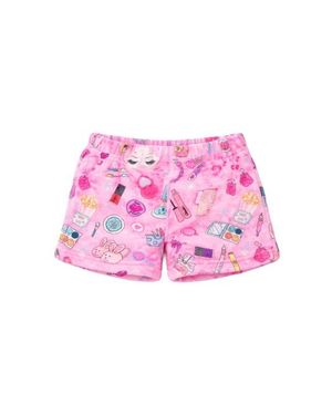 PREPPY GOOSE Plush Slumber Party Loungewear Shorts - Pink