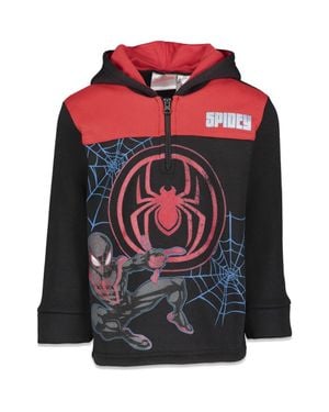 Marvel Spider- Fleece Quarter-Zip Hoodie - Multicolor