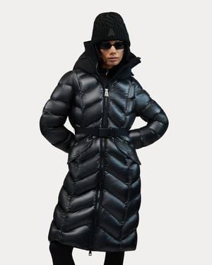 Alpenhaus Bellevaux Puffer Coat With Adjustable Belt - Black