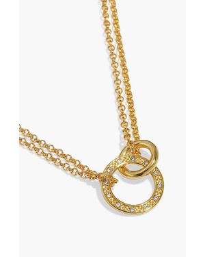 A Littles & Co. Evermore Linked Circles Necklace - Metallic