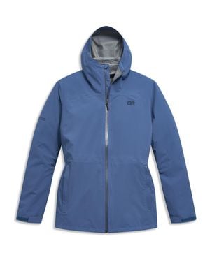 Outdoor Research Stratoburst Stretch Rain Jacket - Blue