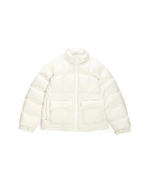 vowels Puffer Jacket - White