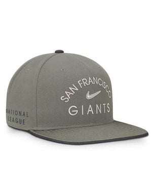 Nike San Francisco Giants Pro Dri-Fit Snapback Hat - Gray