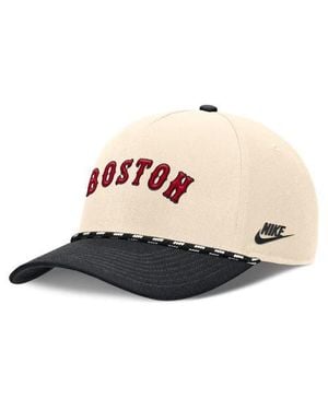 Nike Boston Sox Cooperstown Collection Rise Adjustable Hat - Pink