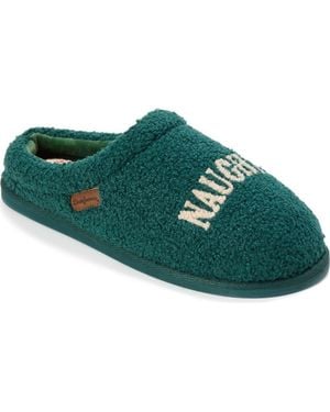 Dearfoams Cozy Clog Slippers - Green