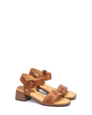 Pikolinos Oliva Ankle Strap Sandal - Brown