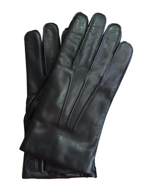 Paula Rowan Peter Cashmere Lined Leather Gloves - Black