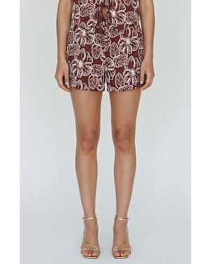 Vero Moda Millia Embroidered Shorts - Multicolor
