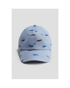 H&M Motif-Detail Cap - Blue