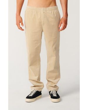 Rip Curl Classic Surf Cord Beach Pants - Natural