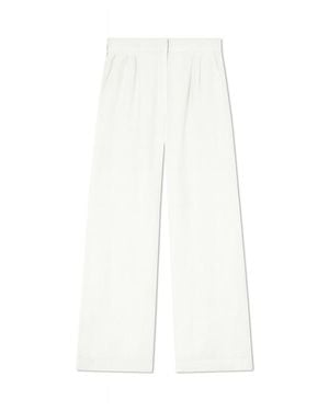 VIR VITA Marina Linen Trouser - White
